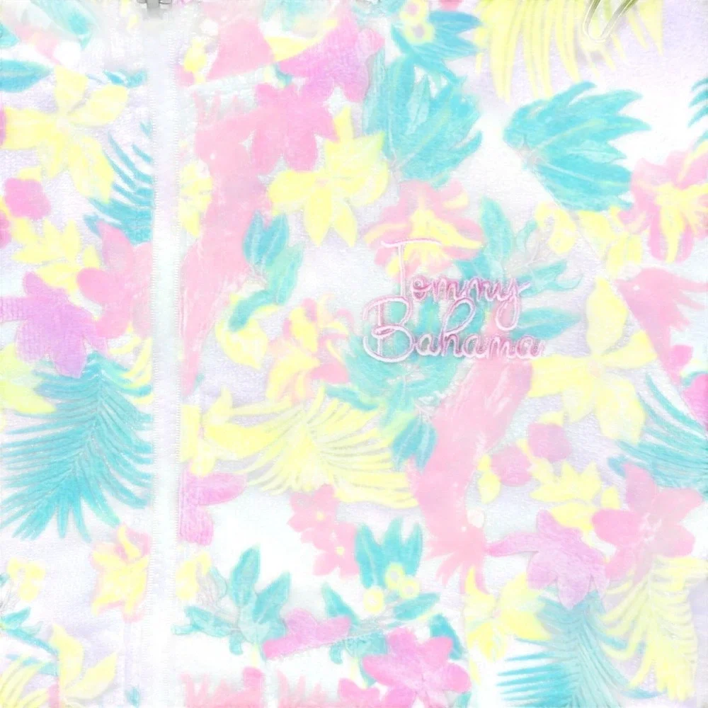 Tommy Bahama Girls Tropical Parrot Floral 1 Piece Swimsuit &Cover Up Set 6/7 NWT